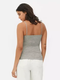 Primark Topy I T-Shirty<Rozciągliwy top na ramiączkach z głębokim dekoltem