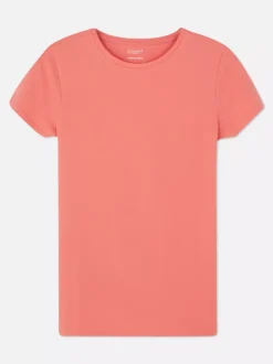 Primark Topy I T-Shirty<Rozciągliwy T-shirt z okrągłym dekoltem
