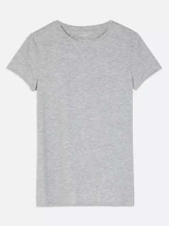 Primark Topy I T-Shirty<Rozciągliwy T-shirt z okrągłym dekoltem