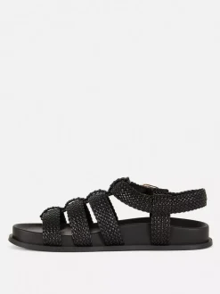 Primark Sandały<Sandały z ozdobnymi paskami z plecioną fakturą