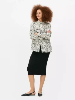 Primark Koszule I Bluzki<Satynowa koszula z długim rękawem