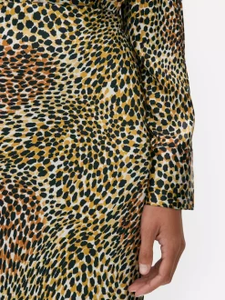 Primark Spódnice<Satynowa spódnica midi z nadrukiem