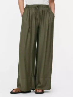 Primark Spodnie I Legginsy<Satynowe spodnie z prostą nogawką The Edit
