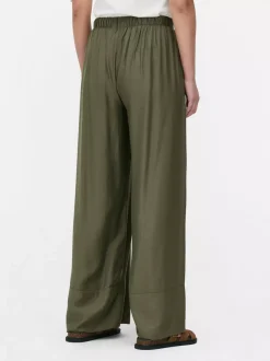 Primark Spodnie I Legginsy<Satynowe spodnie z prostą nogawką The Edit