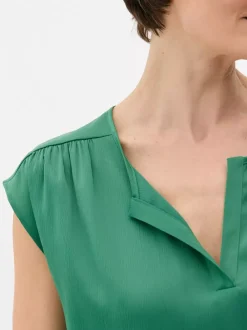 Primark Koszule I Bluzki<Satynowy T-shirt z dekoltem w serek