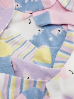 Dzieci Primark Skarpety I Rajstopy<Skarpety do butów sportowych z jednorożcem, 7 par