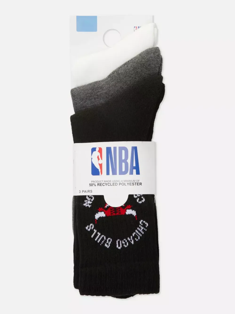 Primark Skarpety<Skarpety za kostkę NBA Chicago Bulls, 3 pary