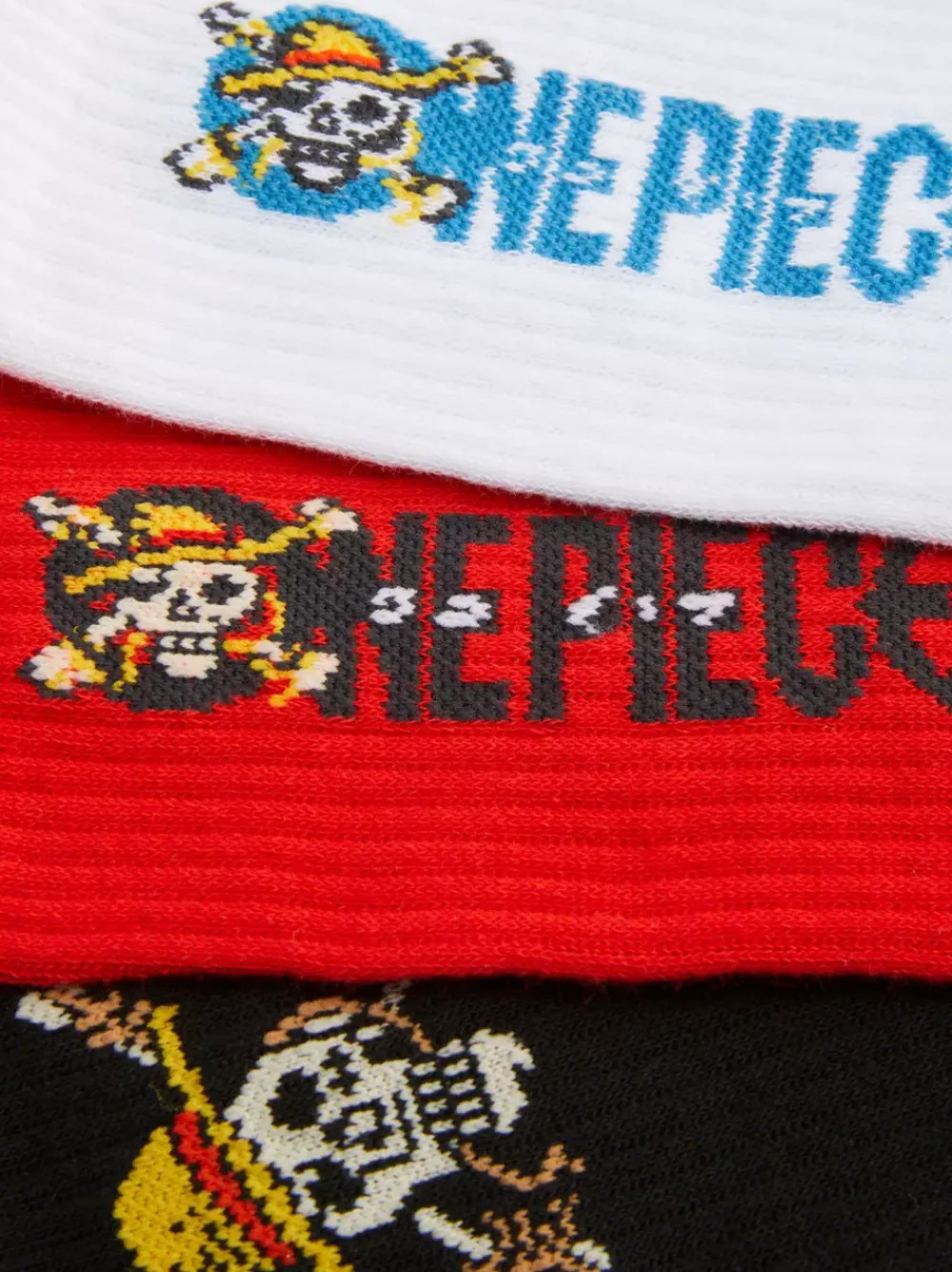 Primark Skarpety<Skarpety za kostkę z motywem One Piece, 3 pary