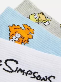 Primark Skarpety<Skarpety za kostkę z motywem Simpsonów, 3 pary