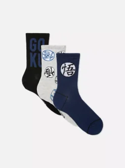 Primark Skarpety<Skarpety z motywem Dragon Ball Z, 3 pary