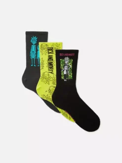 Primark Skarpety<Skarpety z motywem Ricka i Morty'ego, 3 pary
