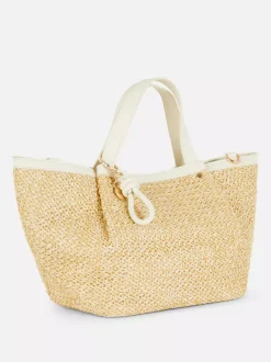 Primark Torby I Portmonetki<Słomkowa torba tote midi