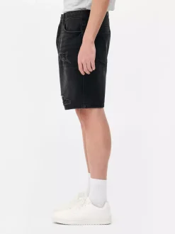 Primark Szorty<Spodenki jeansowe z przetarciami