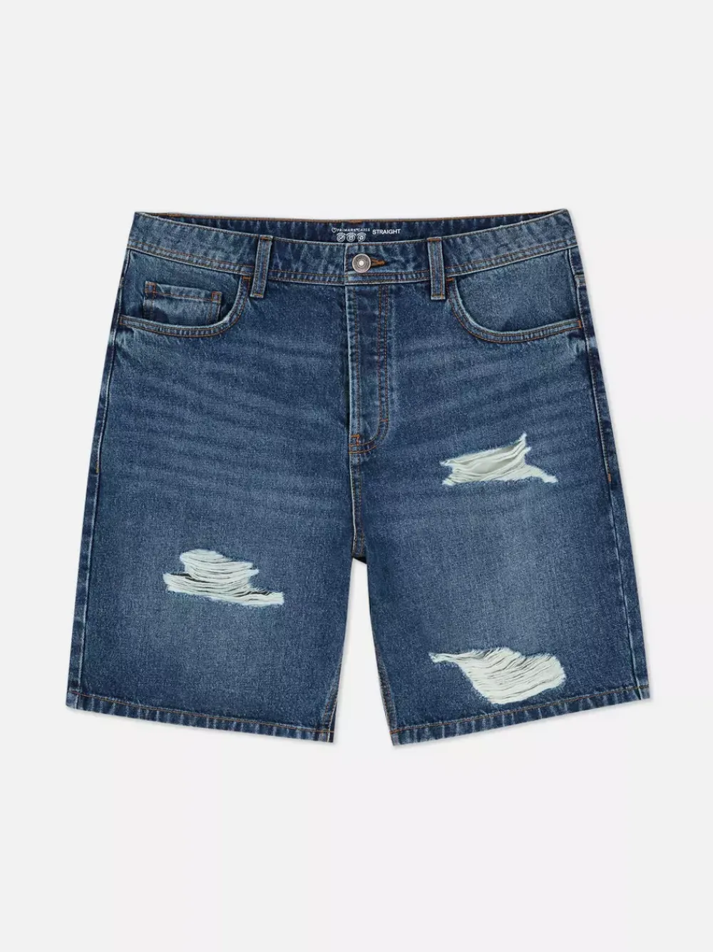 Primark Szorty<Spodenki jeansowe z przetarciami
