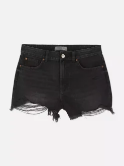 Primark Szorty<Spodenki jeansowe z przetarciami