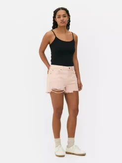 Primark Szorty<Spodenki jeansowe z przetarciami