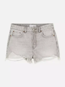 Primark Szorty<Spodenki jeansowe z przetarciami