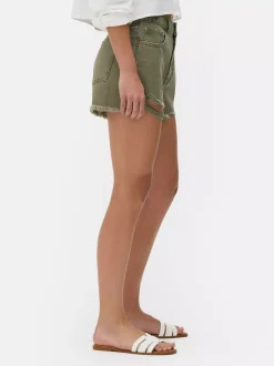 Primark Szorty<Spodenki jeansowe z przetarciami