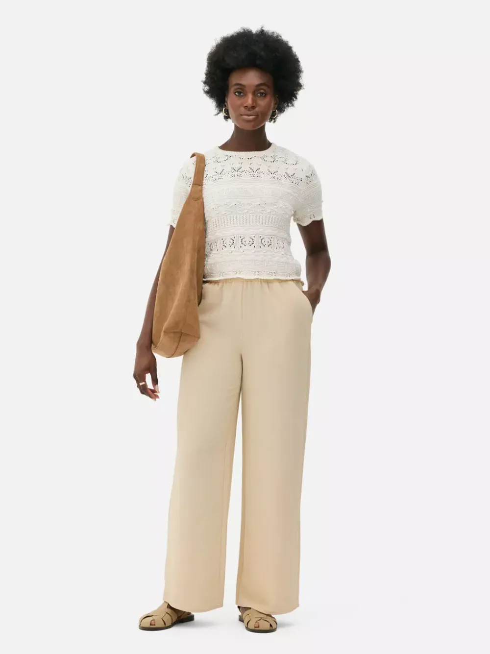 Primark Spodnie I Legginsy<Spodnie bez zapięcia z szerokimi nogawkami