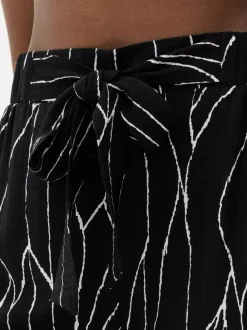 Primark Spodnie I Legginsy<Spodnie palazzo z szerokimi nogawkami i nadrukiem