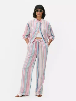 Primark Spodnie I Legginsy<Spodnie w paski, część zestawu