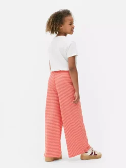 Dzieci Primark Spodnie I Legginsy<Spodnie w paski ze sznurkiem
