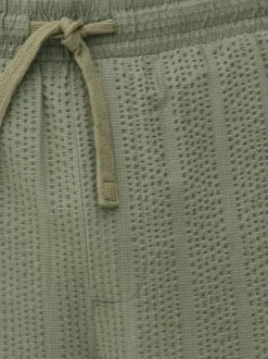 Primark Spodnie<Spodnie w paski z tkaniny seersucker