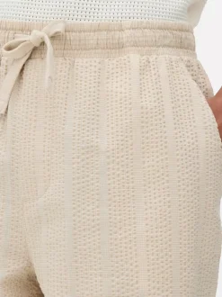 Primark Spodnie<Spodnie w paski z tkaniny seersucker