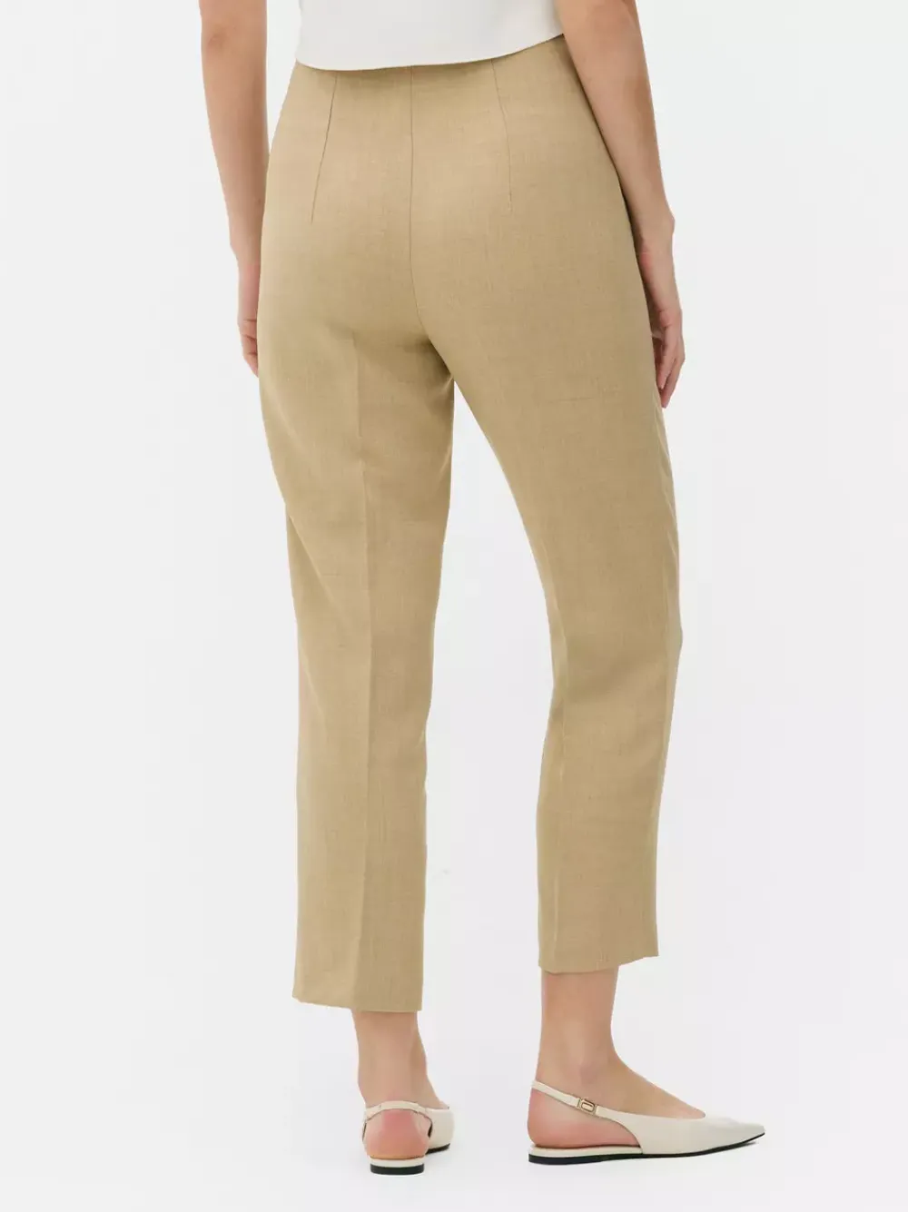 Primark Spodnie I Legginsy<Spodnie w prążki z wysokim stanem i motywem Sticha