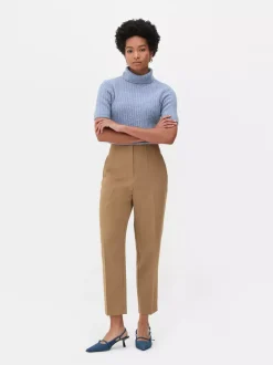 Primark Spodnie I Legginsy<Spodnie w prążki z wysokim stanem i motywem Sticha