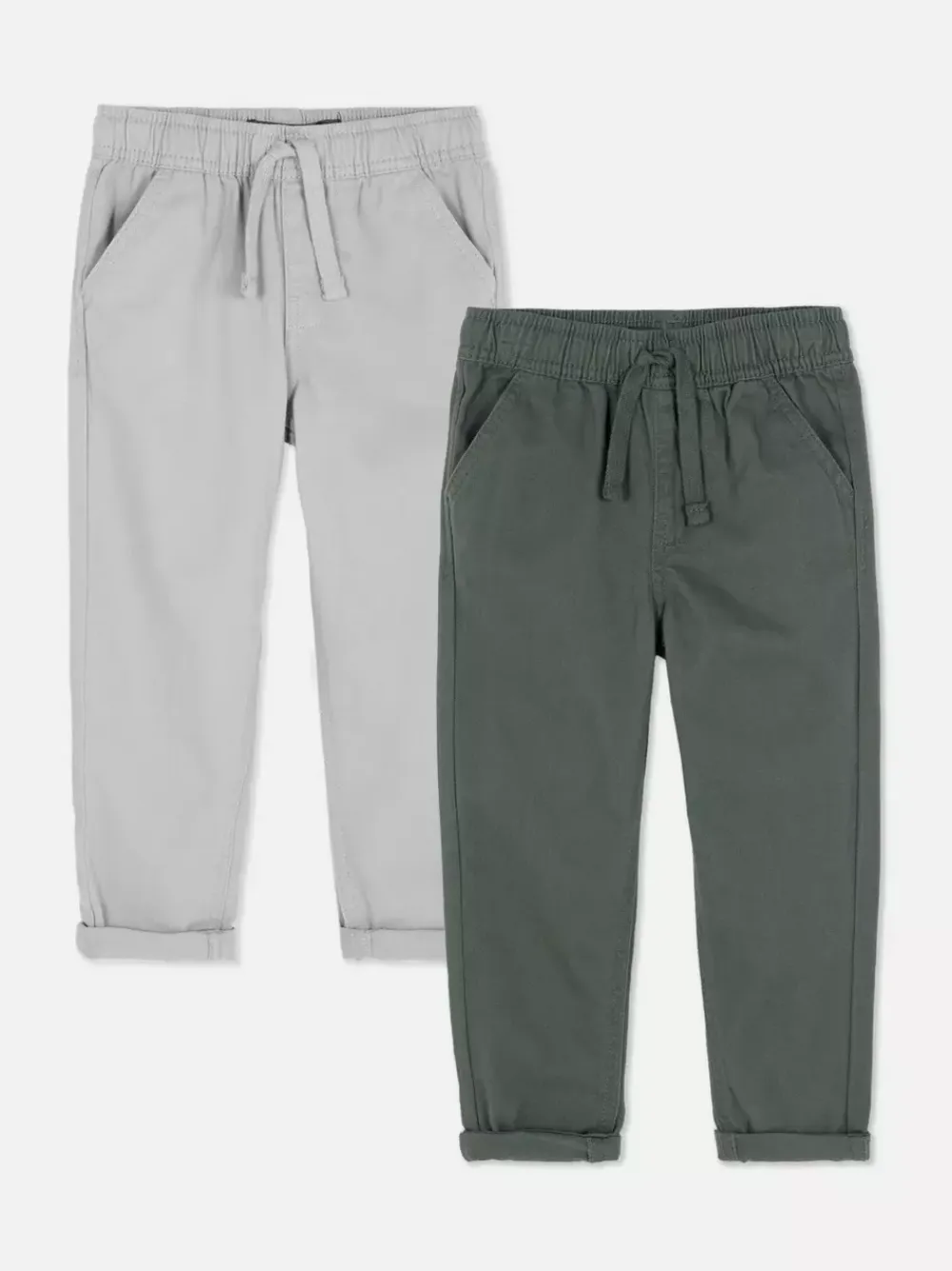 Dzieci Primark Spodnie<Spodnie z nogawkami z tkaniny diagonalnej, 2 pary