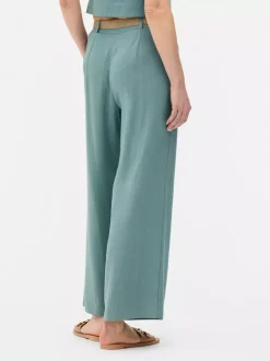 Primark Spodnie I Legginsy<Spodnie z paskiem i prostą nogawką