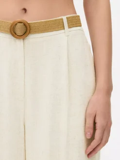 Primark Spodnie I Legginsy<Spodnie z paskiem i prostą nogawką