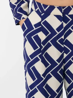 Primark Spodnie I Legginsy<Spodnie z szeroką nogawką i abstrakcyjnym wzorem