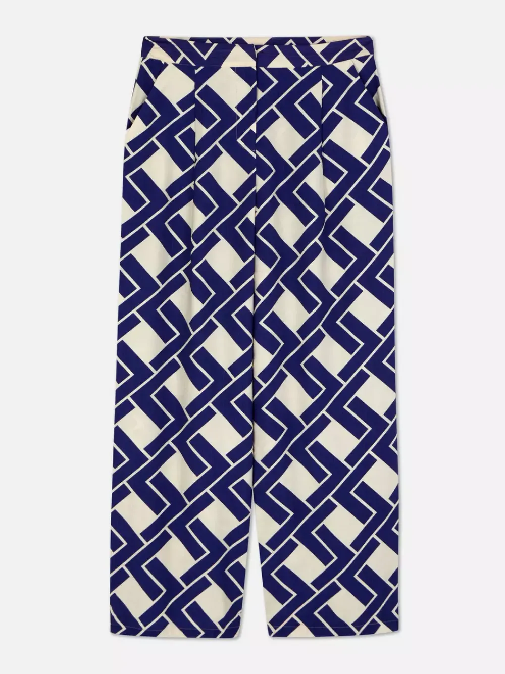 Primark Spodnie I Legginsy<Spodnie z szeroką nogawką i abstrakcyjnym wzorem