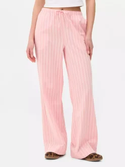 Primark Spodnie I Legginsy<Spodnie z szeroką nogawką i sznurkiem w talii