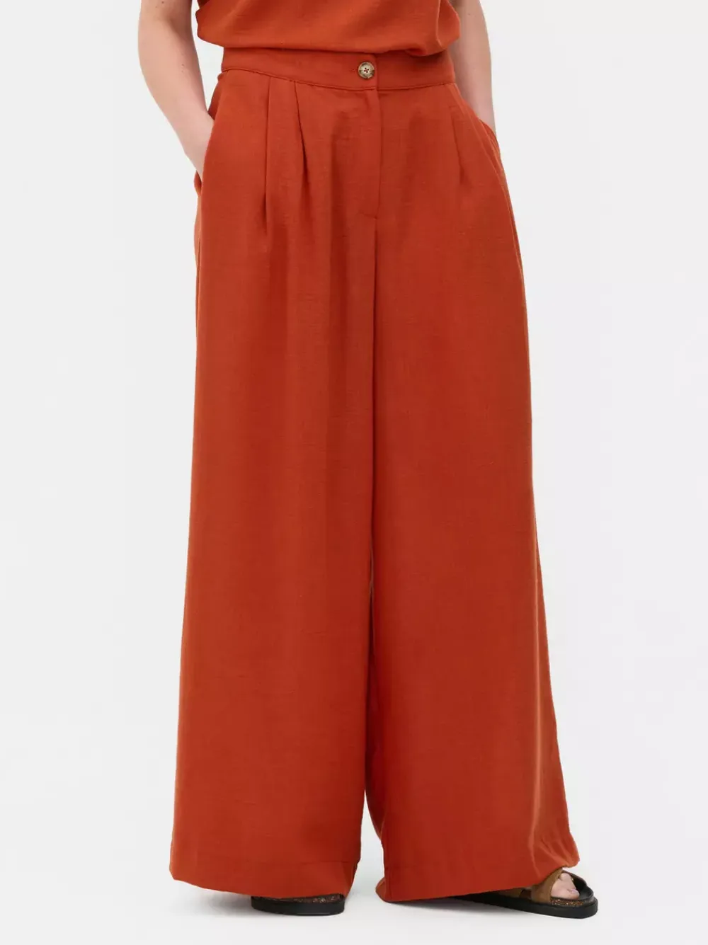 Primark Spodnie I Legginsy<Spodnie z szeroką nogawką The Edit