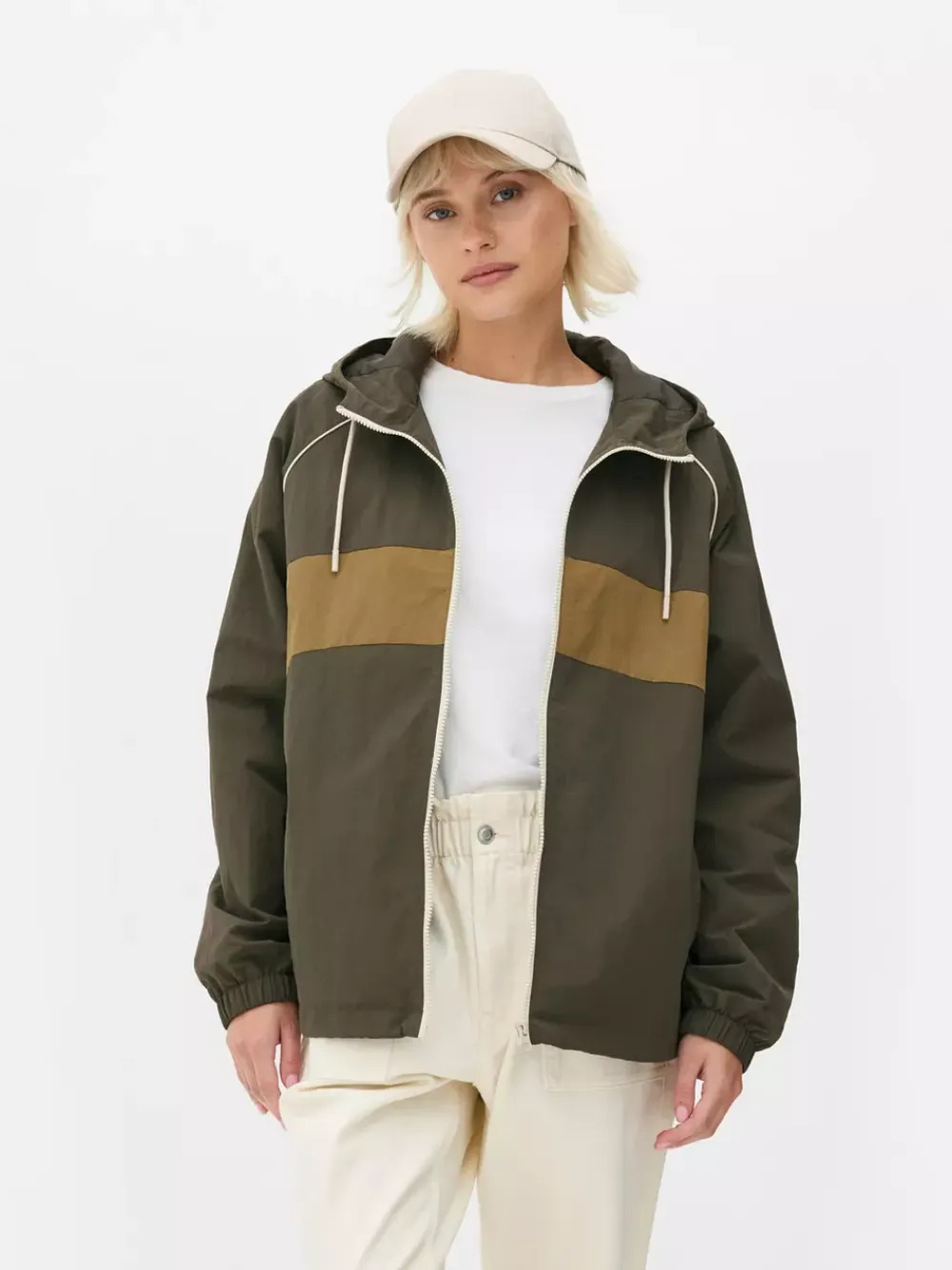 Primark Płaszcze I Kurtki<Sportowa kurtka przeciwdeszczowa w bloki kolorów