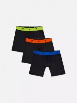 Primark Odzież Sportowa I Domowa|Bielizna<Sportowe bokserki w różne wzory, 3 pary