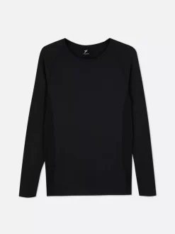 Primark Odzież Domowa I Na Siłownię|Topy I T-Shirty<Sportowy top bez szwów z długim rękawem