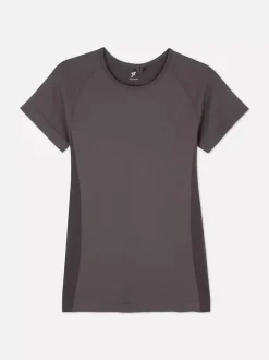 Primark Odzież Domowa I Na Siłownię|Topy I T-Shirty<Sportowy top z krótkim rękawem bez szwów
