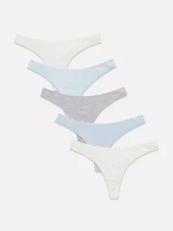 Damskie Primark Majtki Damskie<Stringi na co dzień z różnym wzorem, 5 par