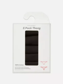 Damskie Primark Majtki Damskie<Stringi, 5 par