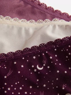 Damskie Primark Majtki Damskie<Stringi z muszelkowym wykończeniem, 3 szt.
