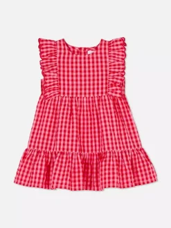 Primark Sukienki I Spódnice<Sukienka warstwowa z tkaniny seersucker w kratkę