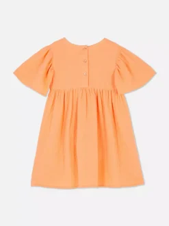 Dzieci Primark Sukienki<Sukienka z falbaną i krótkim rękawem