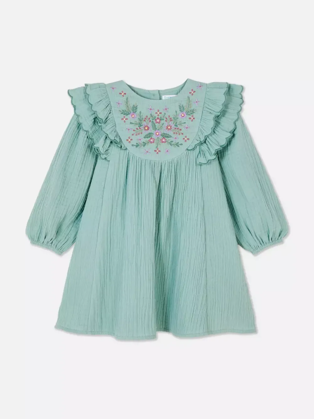 Dzieci Primark Sukienki<Sukienka z falbaną w kwiaty z muszelkowym brzegiem