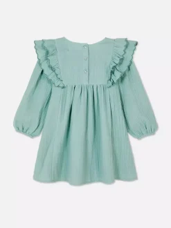 Dzieci Primark Sukienki<Sukienka z falbaną w kwiaty z muszelkowym brzegiem