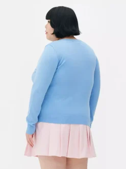 Primark Swetry I Kardigany<Sweter rozpinany z okrągłym dekoltem
