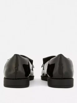 Primark Płaskie Buty<Szerokie lakierowane mokasyny